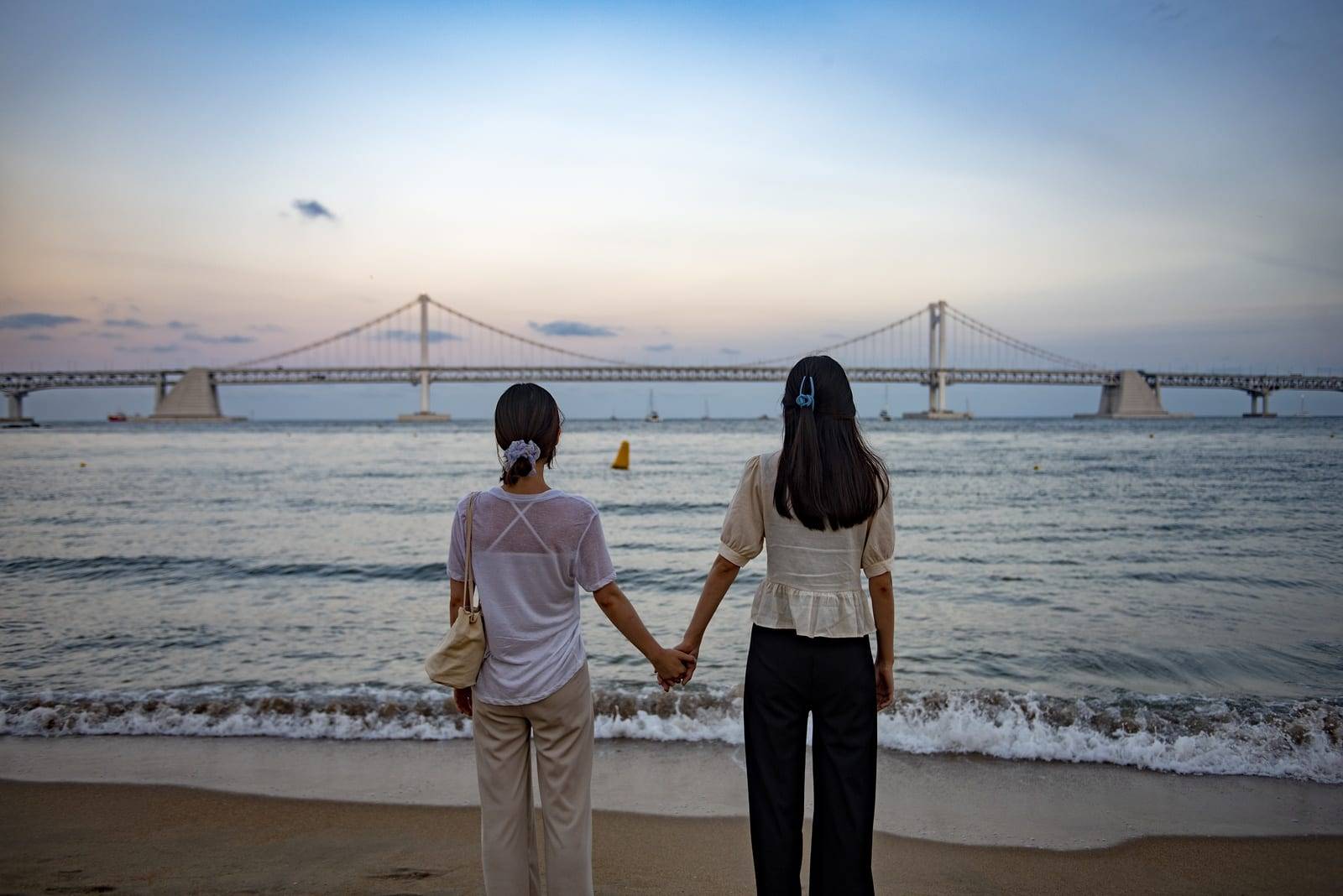 Gwangalli beach road, Busan (location photo, not a drama still)