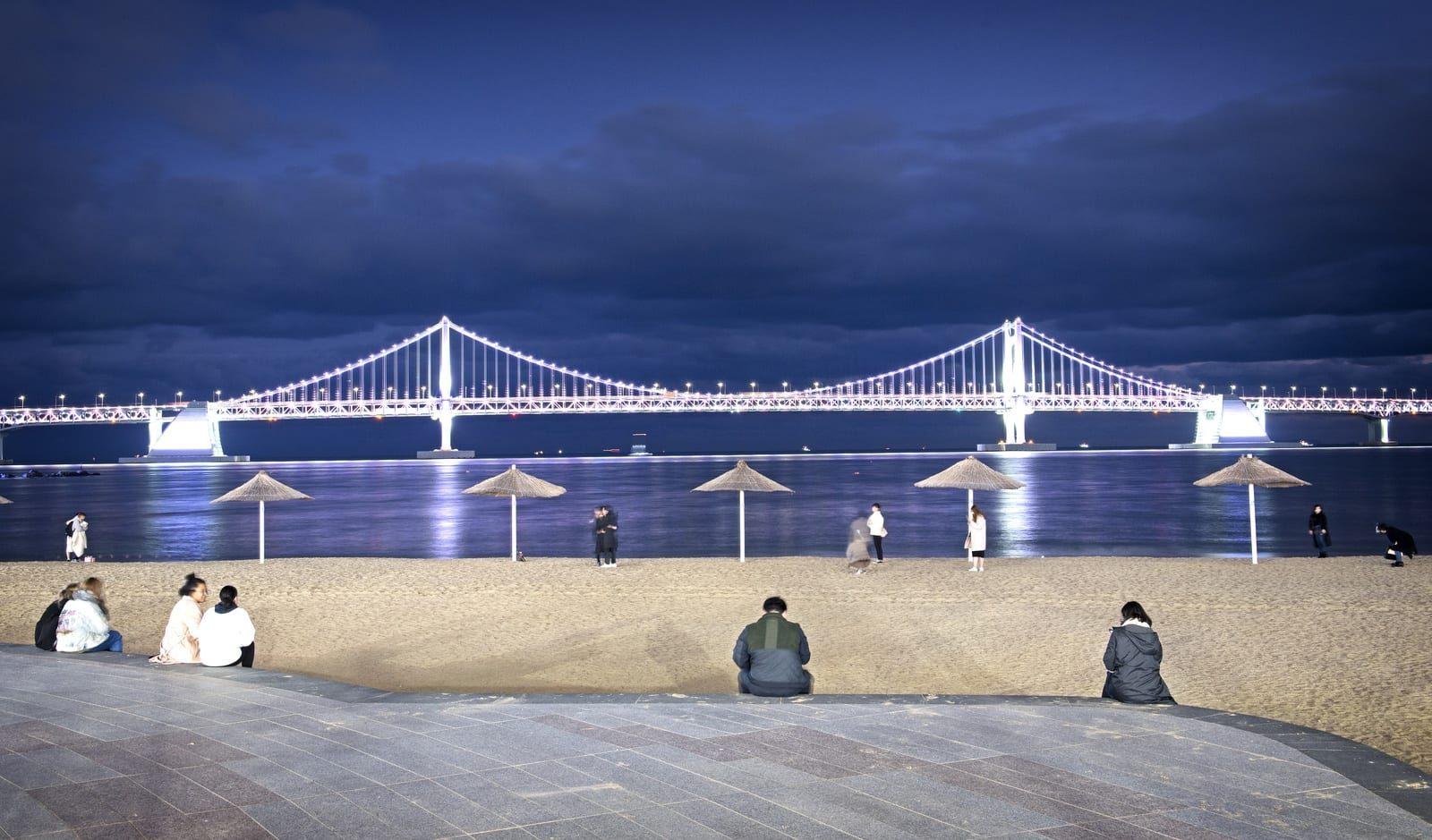 Gwangan Bridge, Busan — a Black Panther filming location (location photo, not a film still)