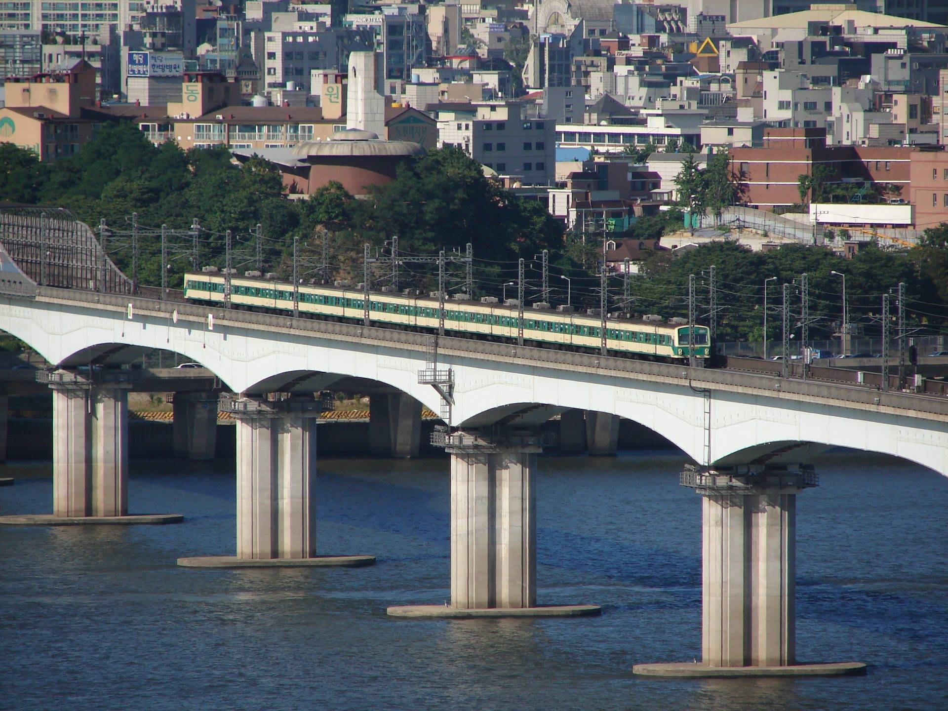 Dangsan Railway Bridge, Seoul (location photo, not a drama still)