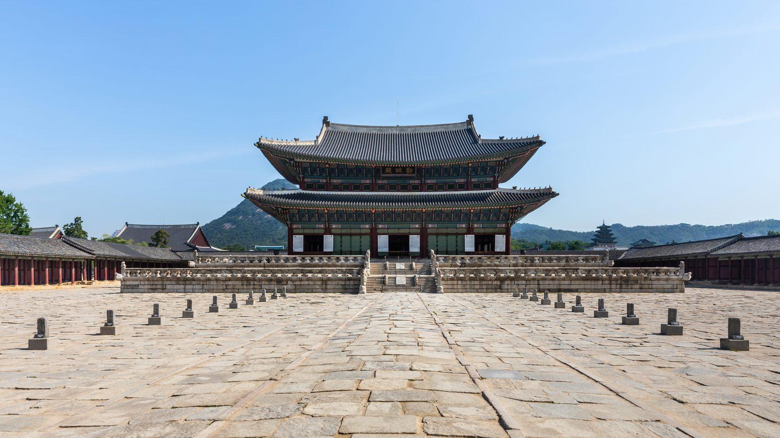 Geunjeongjeon Hall, Gyeongbokgung Palace, Seoul — a Made in Korea (2026 Netflix film) filming location (location photo, not a drama still)